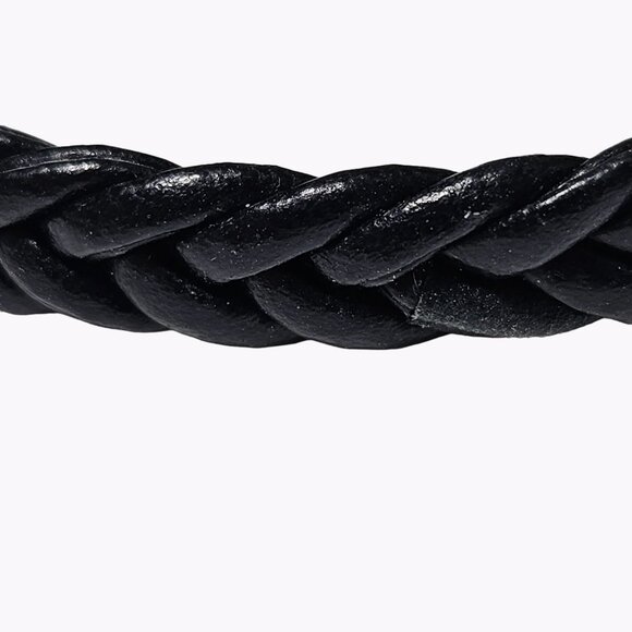 Friendship Bracelet Leather Hemp Woven Beaded Lot of 2 Fashion Jewelry Unisex - Picture 3 of 5